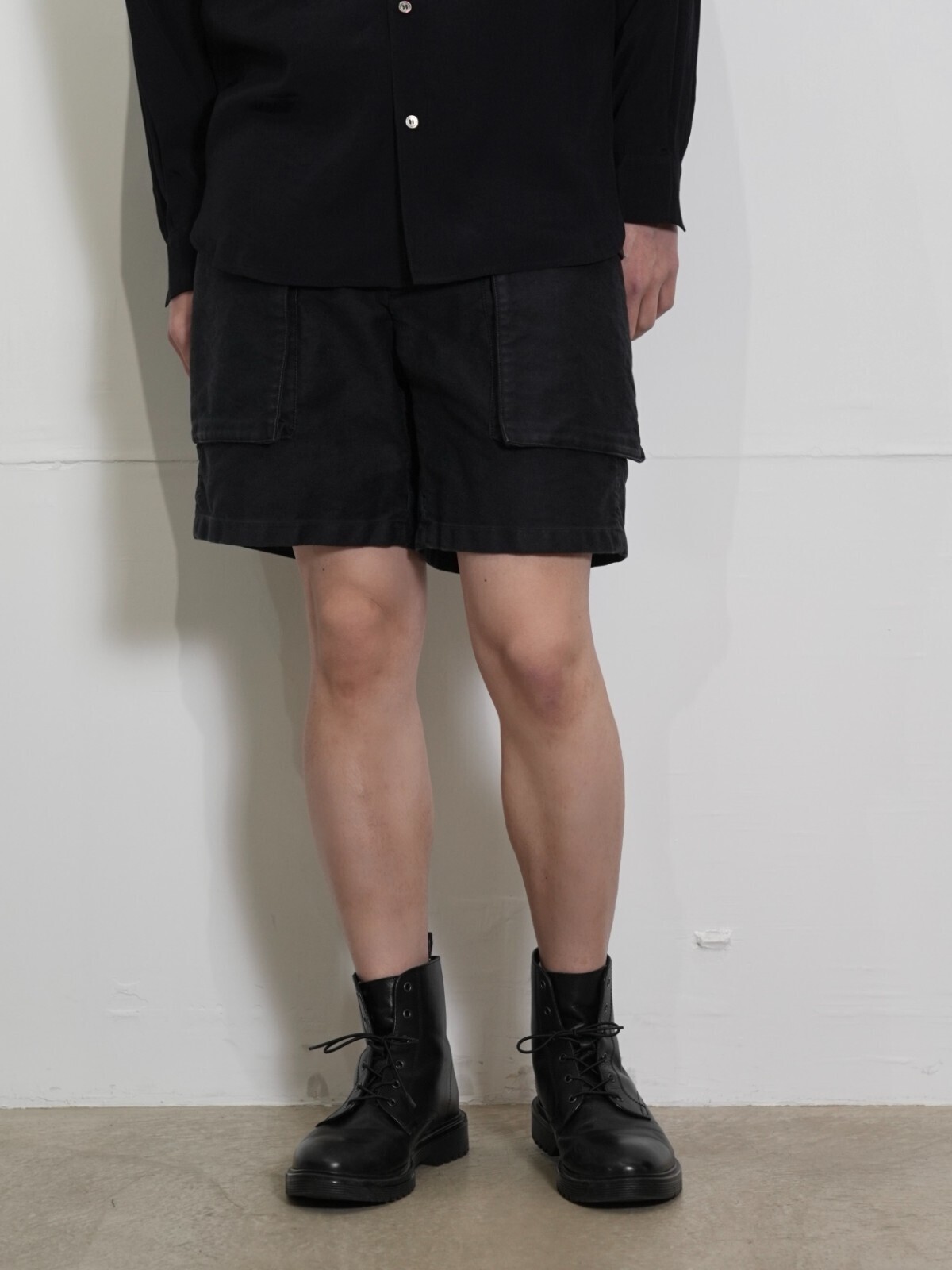 DAIRIKU 남성 Mole Skin Short Slacks  이미지4