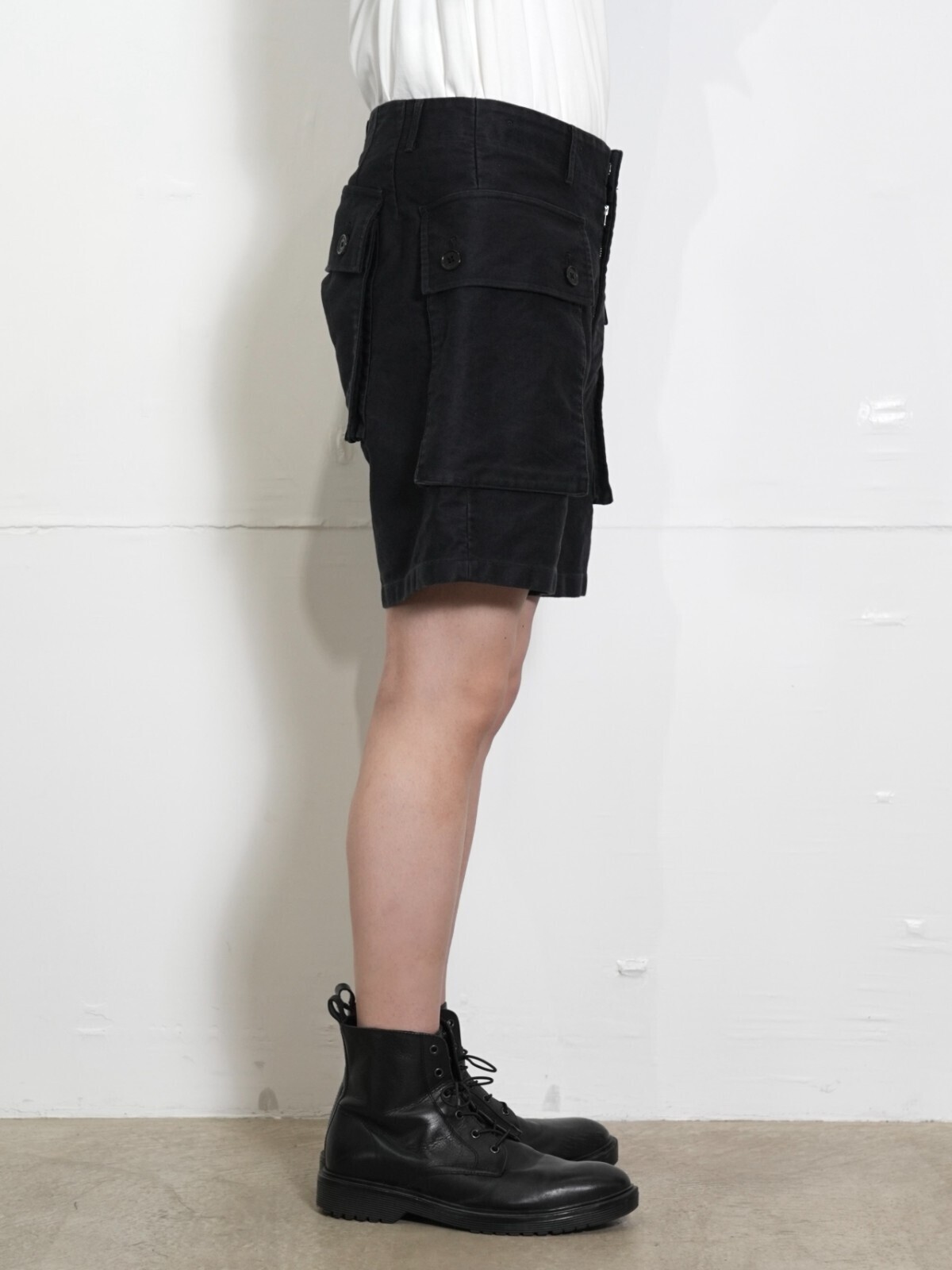 DAIRIKU 남성 Mole Skin Short Slacks  이미지2