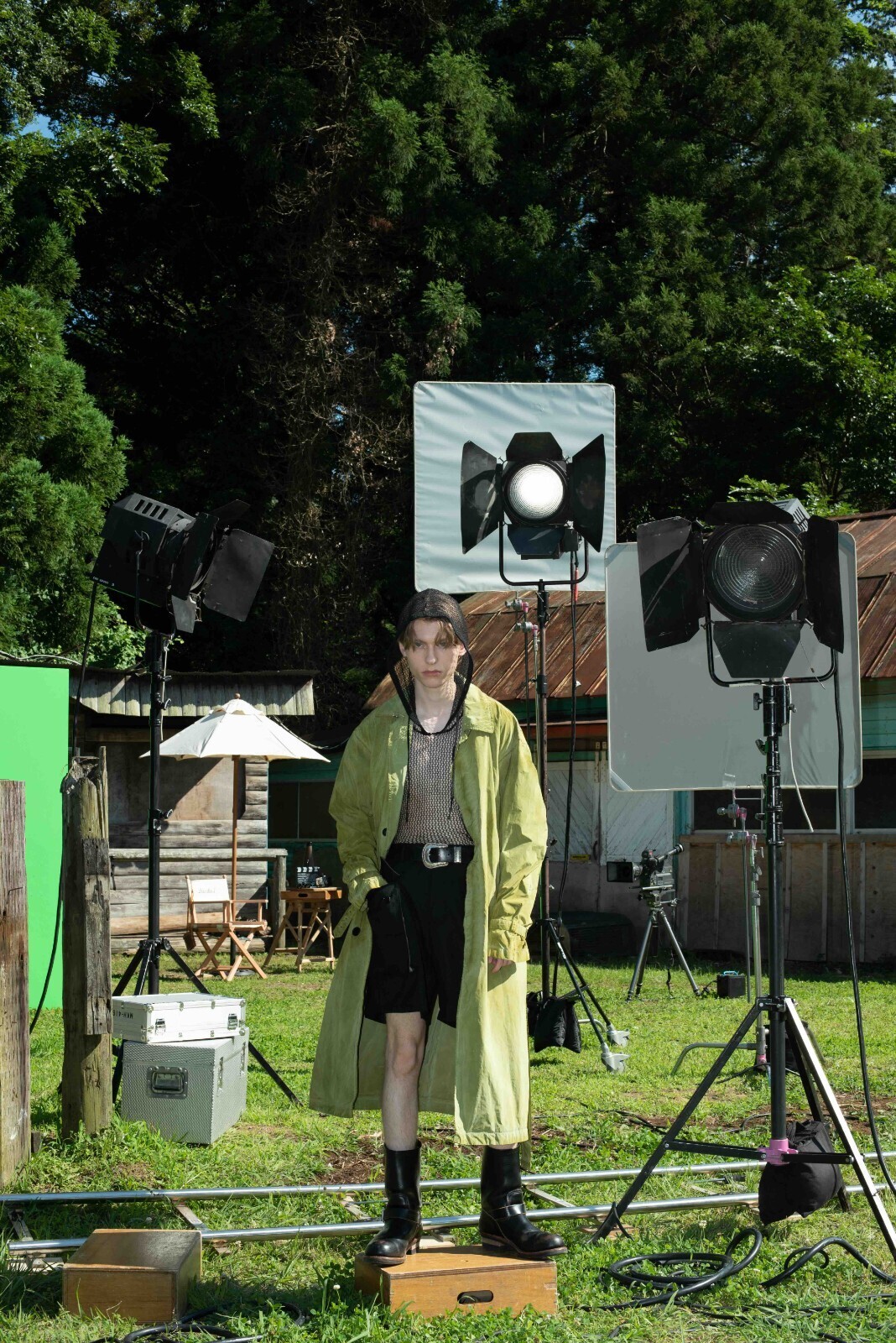 DAIRIKU 남성 Mole Skin Short Slacks  이미지12