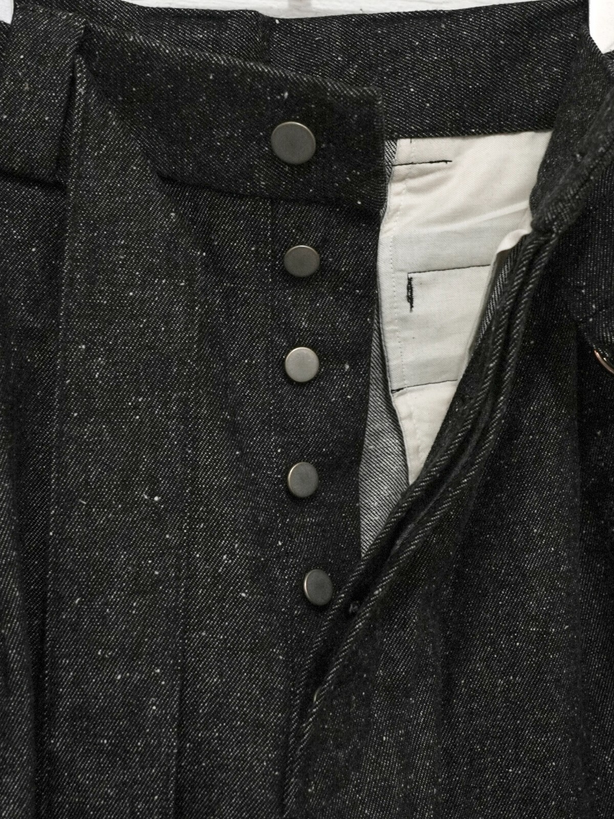 Blanc YM 女士 & 男士 Silk Denim Wide Pants 圖片11