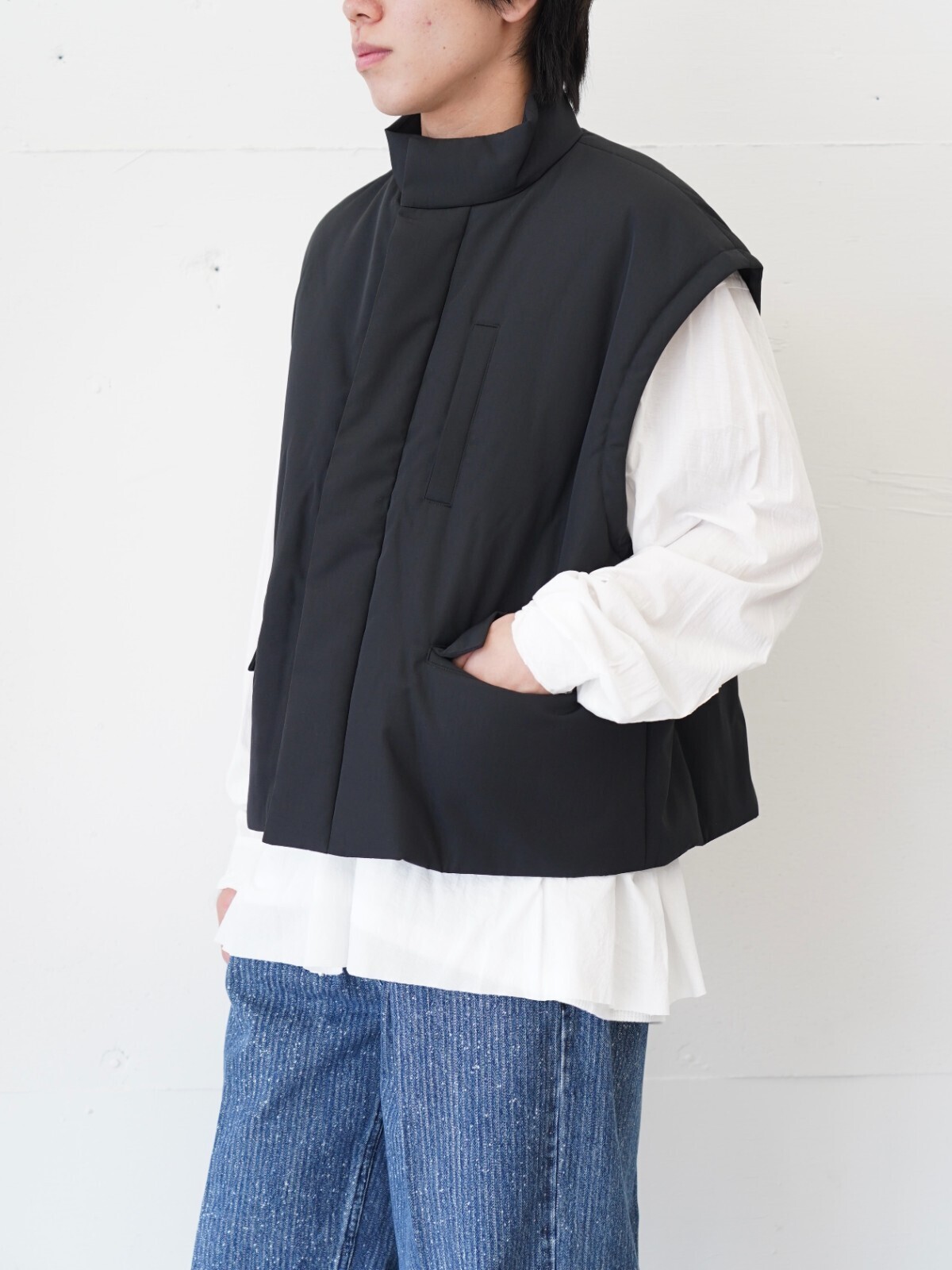 Blanc YM WOMENS & MENS Ripstop Padded Vest IMAGE4