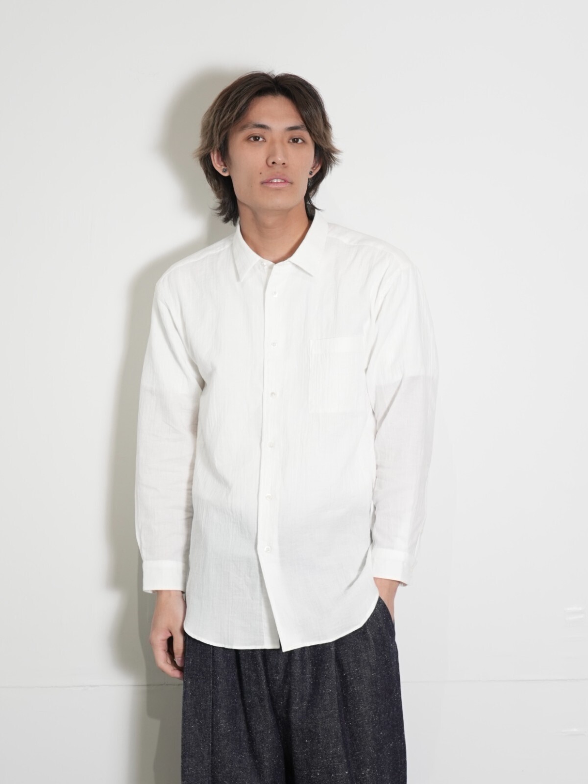 FUJI 女士 & 男士 classic collar cloud shirt  圖片6