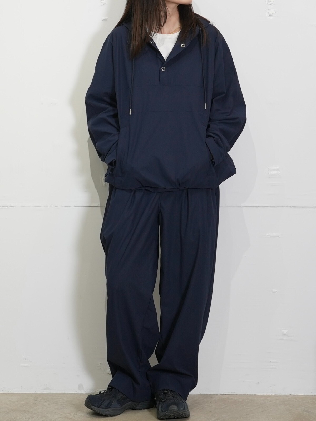 CURLY&Co. 여성 & 남성 SORONA TRICOT ANORAK -solid- 이미지8