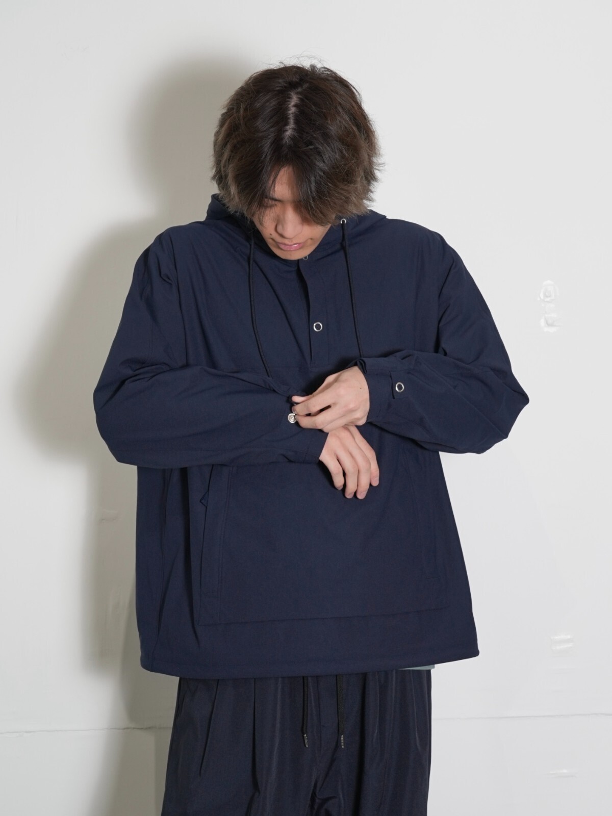 CURLY&Co. 여성 & 남성 SORONA TRICOT ANORAK -solid- 이미지4