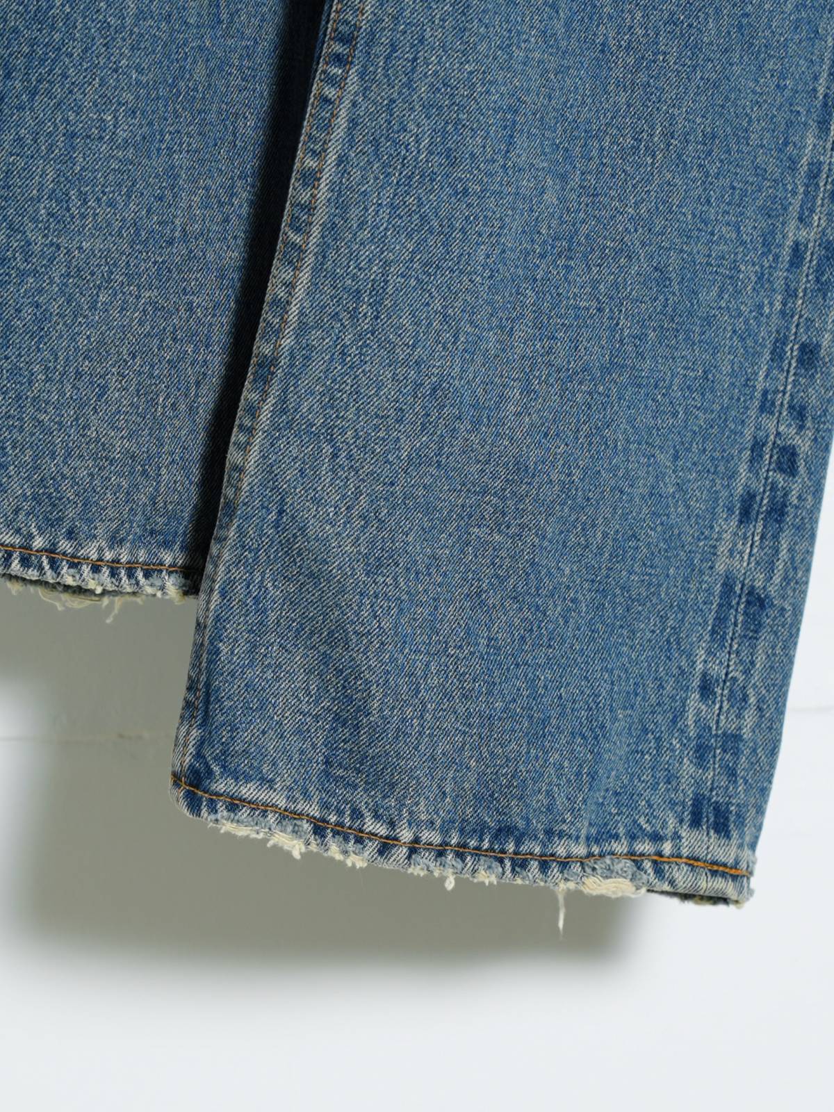 DAIRIKU 男士 Leather Patch Work Slim Denim Pants 图片8