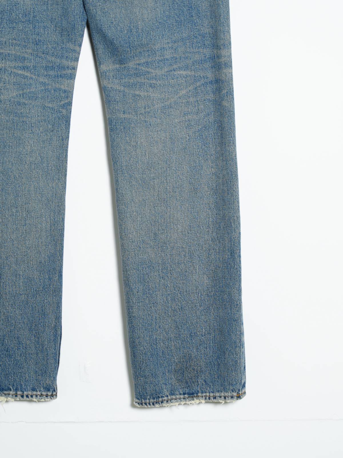 DAIRIKU 男士 Leather Patch Work Slim Denim Pants 图片7