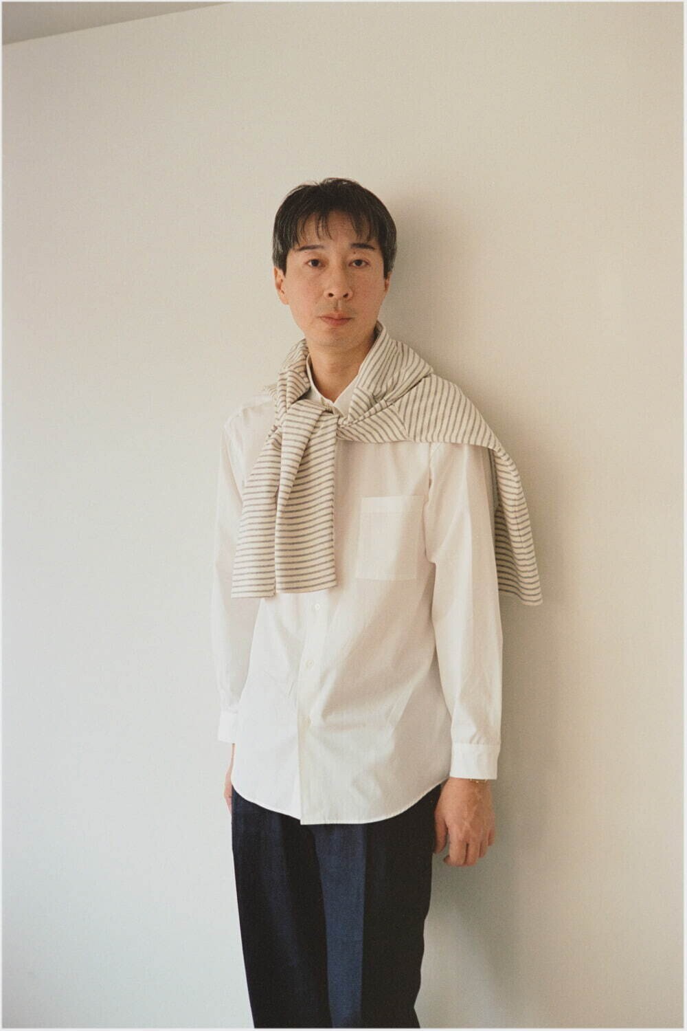 FUJI 女士 & 男士 pure cotton border l/s t-shirts 圖片10