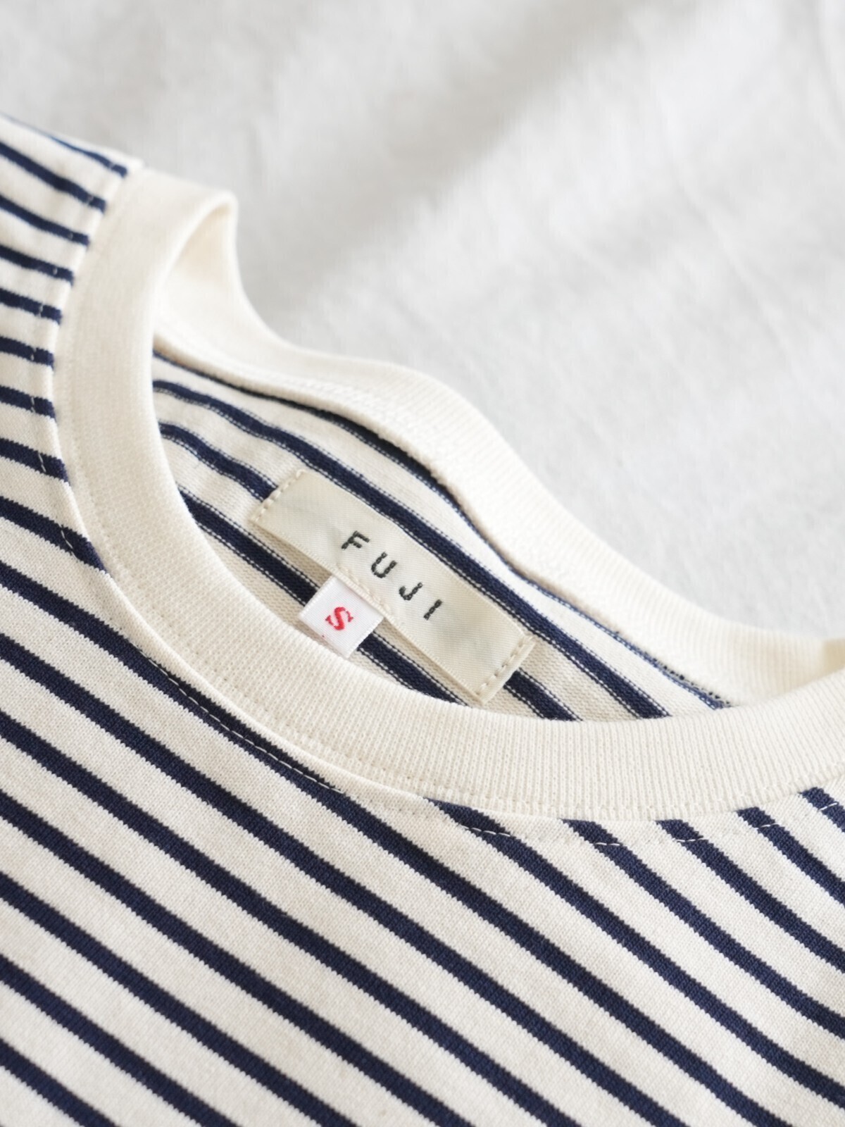 FUJI 女士 & 男士 pure cotton border l/s t-shirts 圖片17