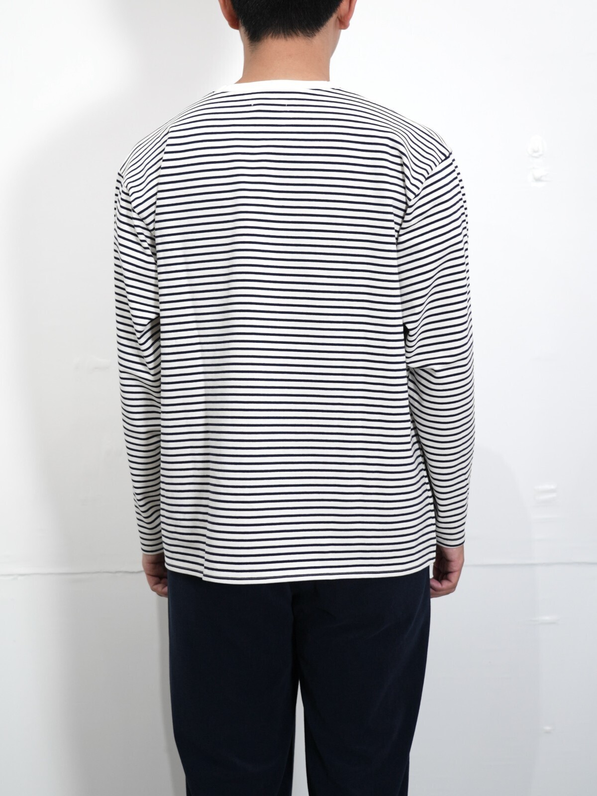 FUJI 女士 & 男士 pure cotton border l/s t-shirts 圖片22