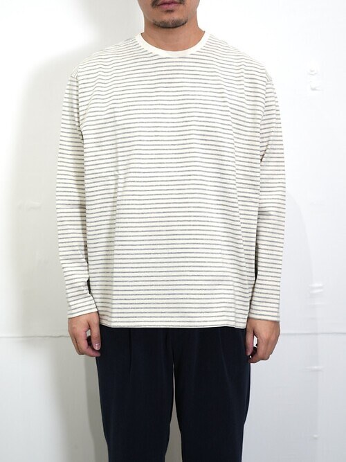 pure cotton border l/s t-shirts｜FUJI WOMENS & MENS