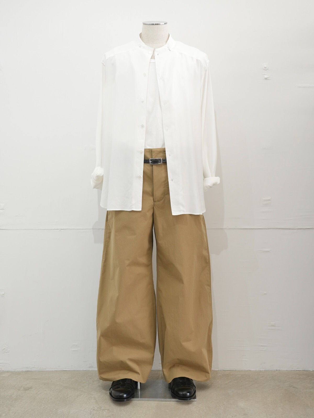 SEVEN BY SEVEN 男士 STAND COLLAR SHIRTS -Silk/Rayon- 图片22