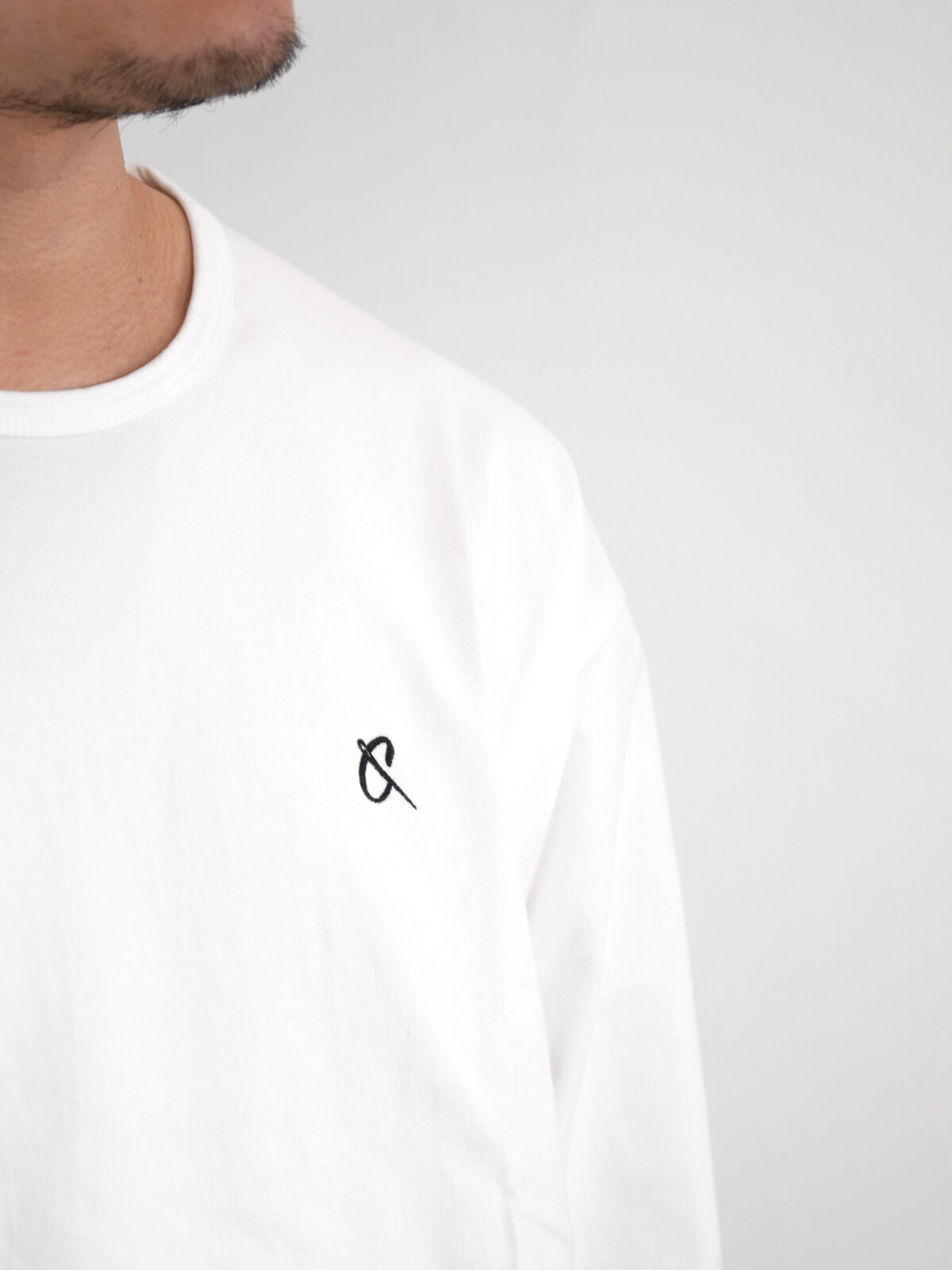 カーリー レディース & メンズ 刺繍ロングスリーブTシャツ 画像4