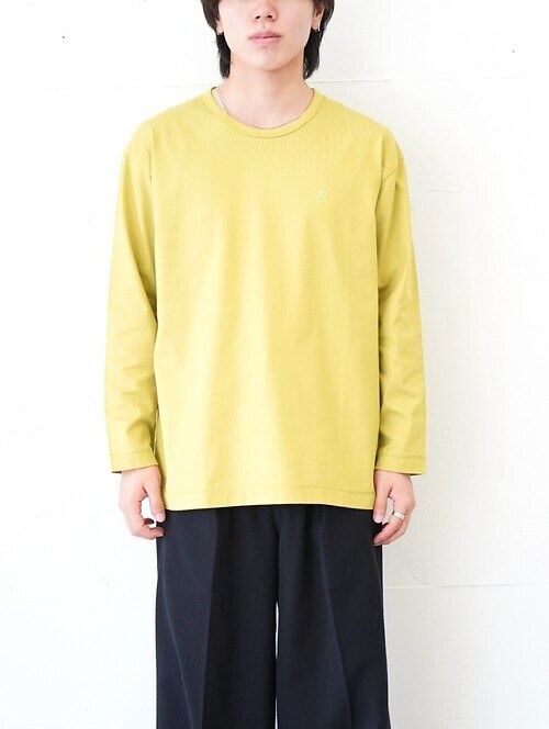 EMBROIDERY L/S TEE｜CURLY&Co. 女士 & 男士