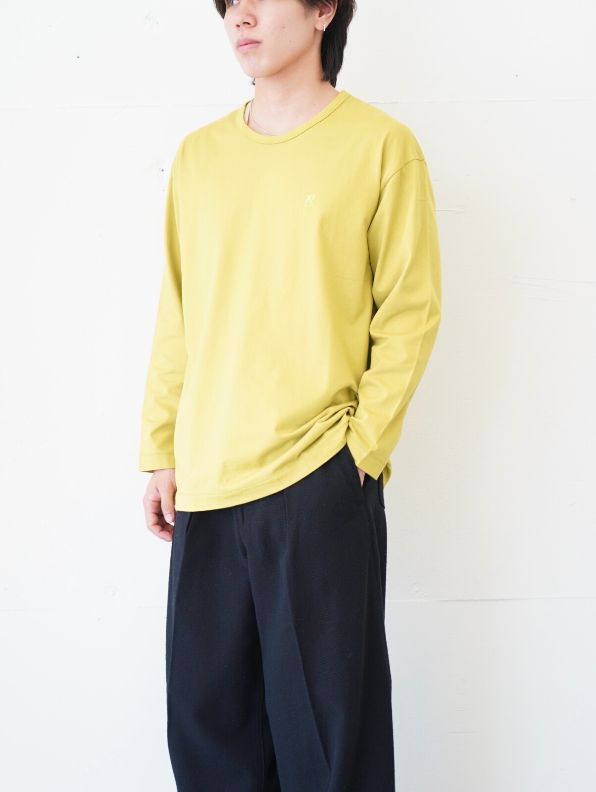 カーリー レディース & メンズ 刺繍ロングスリーブTシャツ 画像12