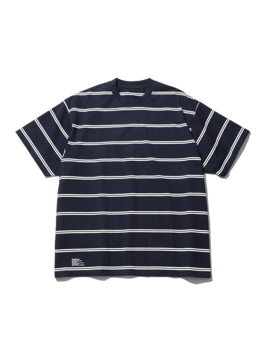 フレッシュサービス メンズ マルチボーダー半袖Tシャツ 画像12