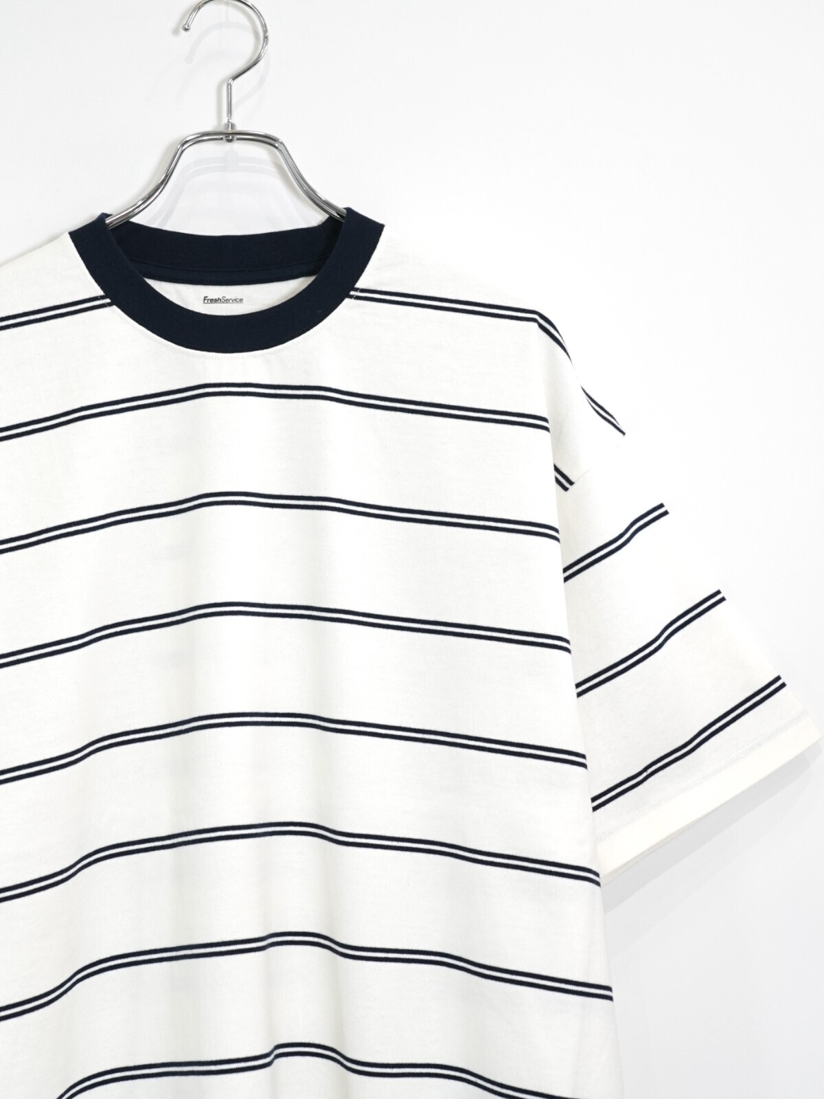 マルチボーダー半袖Tシャツ - フレッシュサービス メンズ｜公式
