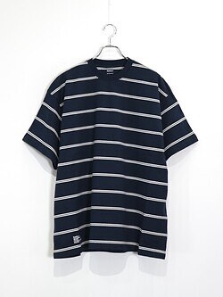 フレッシュサービス メンズ マルチボーダー半袖Tシャツ 画像13