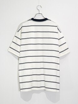 フレッシュサービス メンズ マルチボーダー半袖Tシャツ 写真15