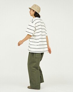 フレッシュサービス メンズ マルチボーダー半袖Tシャツ 画像11