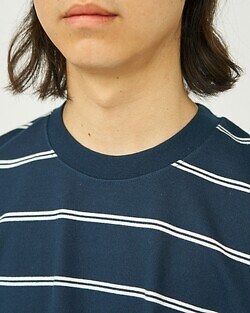 フレッシュサービス メンズ マルチボーダー半袖Tシャツ 画像19