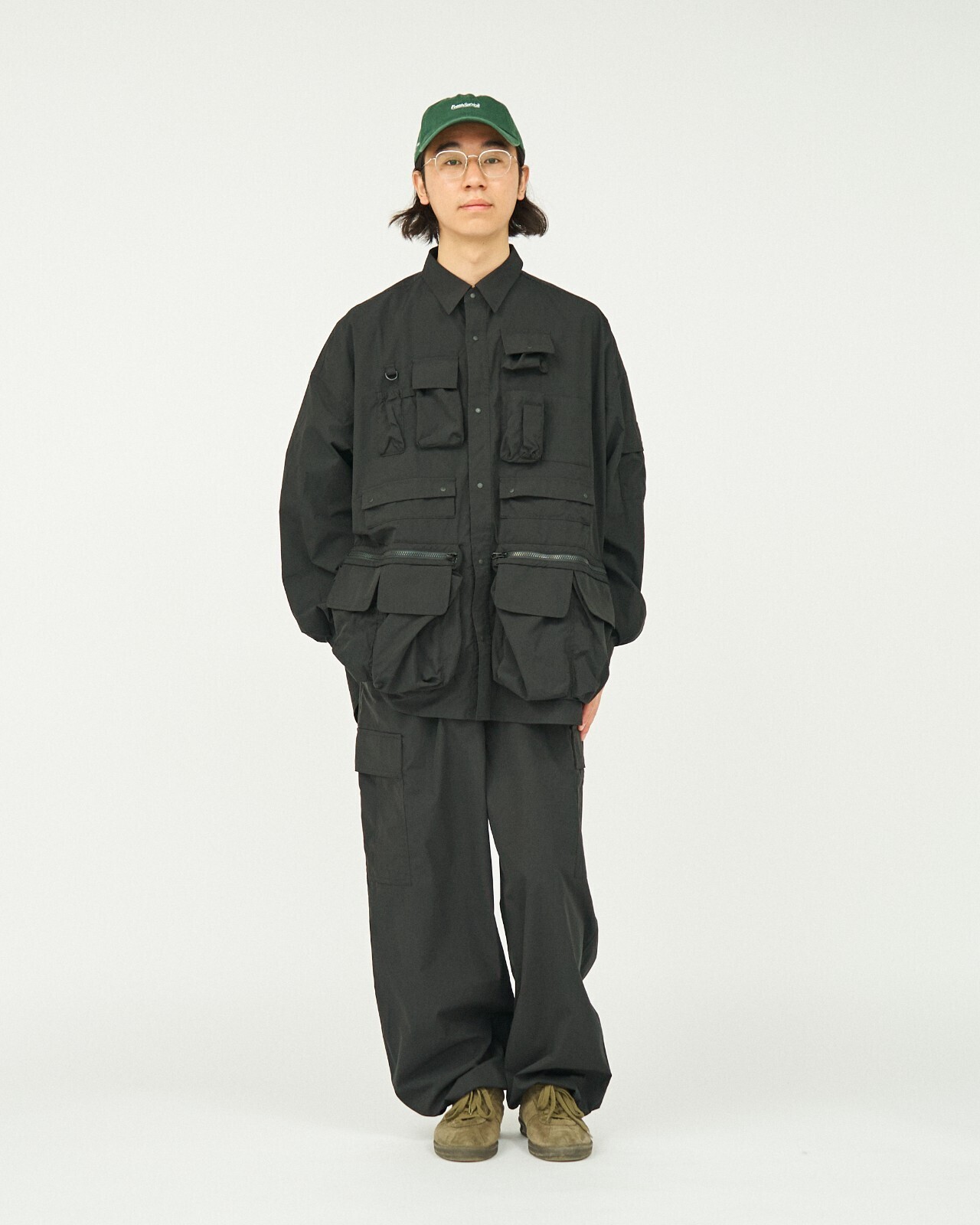 フレッシュサービス メンズ ドライタイプライター ユーティリティカーゴパンツ 画像8