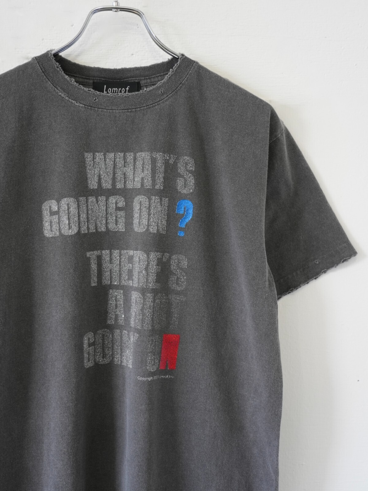 Lamrof WOMENS & MENS Black answer song T IMAGE3