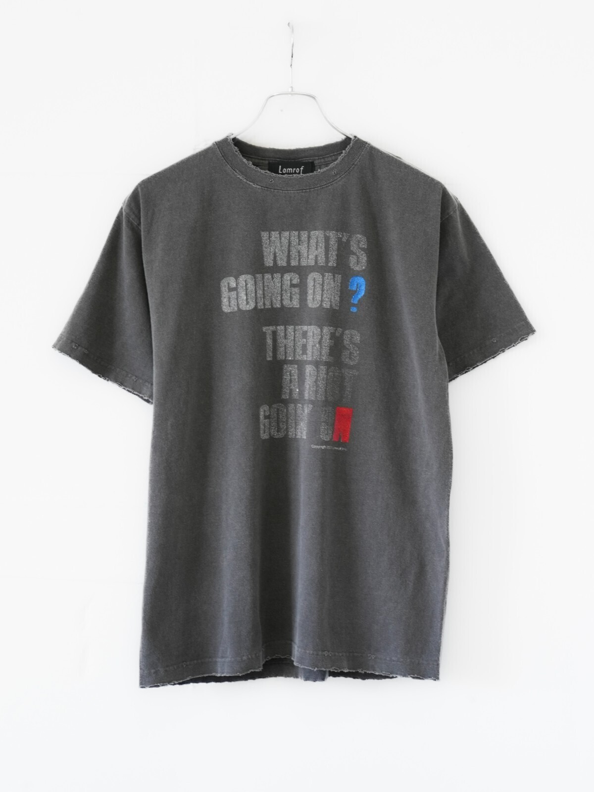 Lamrof WOMENS & MENS Black answer song T IMAGE2