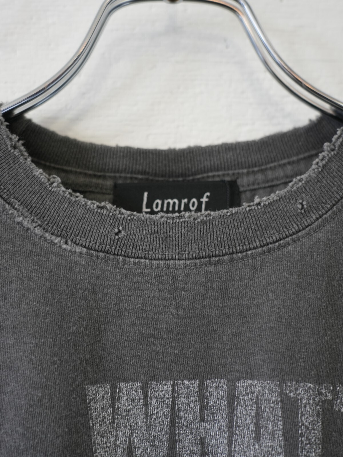 Lamrof WOMENS & MENS Black answer song T IMAGE4