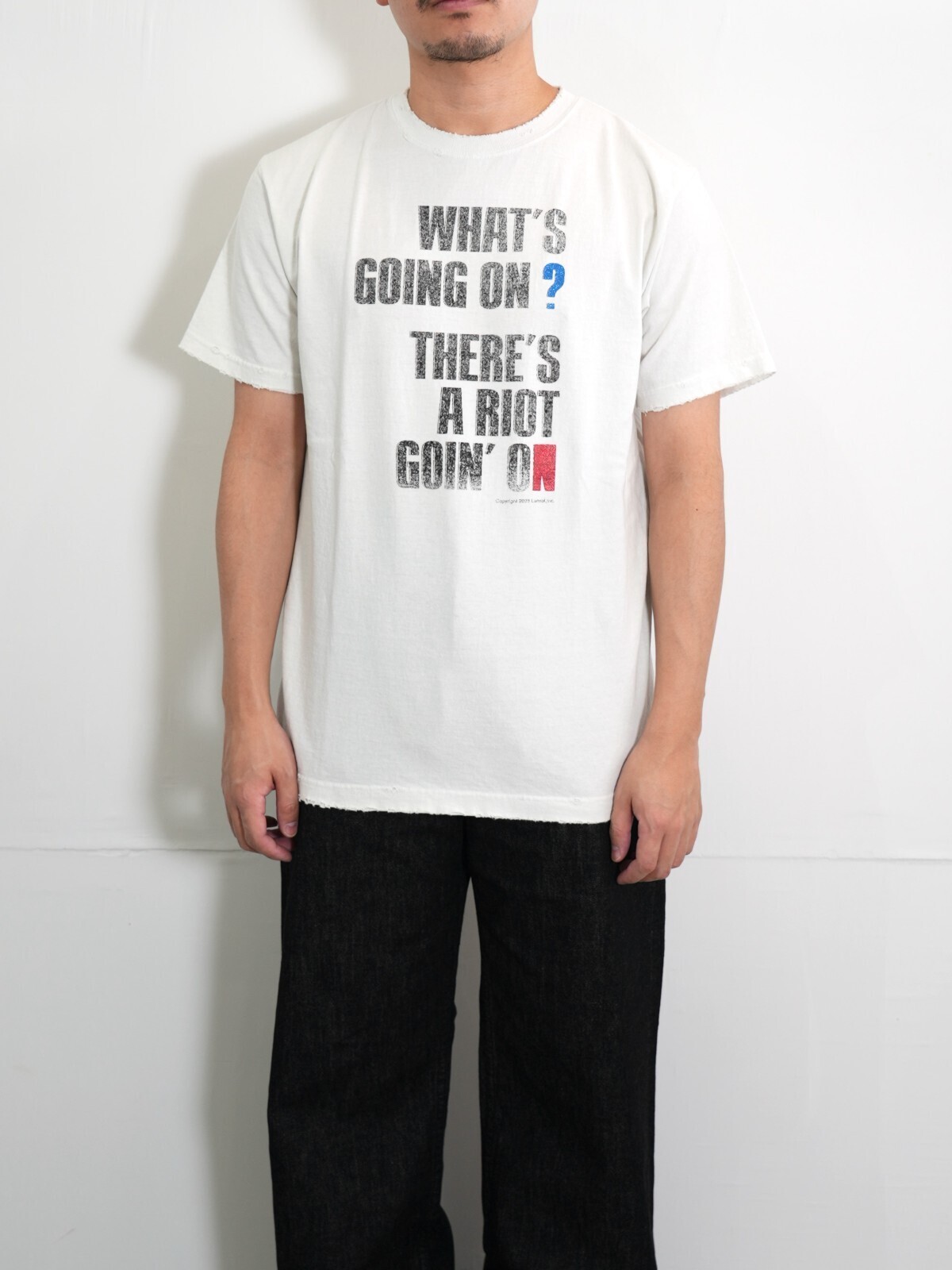 Lamrof WOMENS & MENS Black answer song T IMAGE16