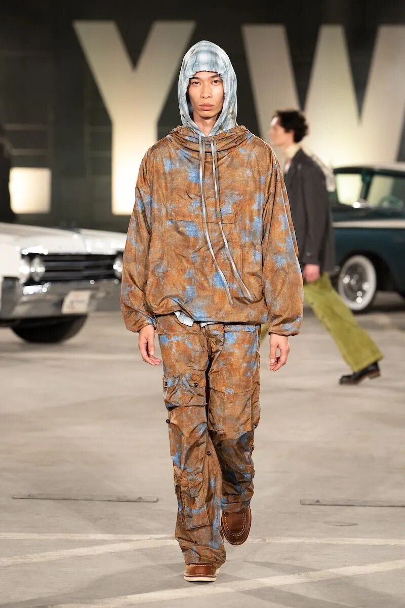 DAIRIKU 男士 Vintage Denim Printed Anorak Parka 图片8