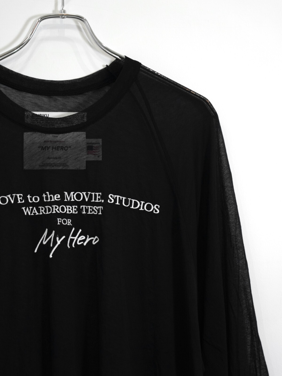 DAIRIKU 남성 "See-through" Big Raglan Tee 이미지14