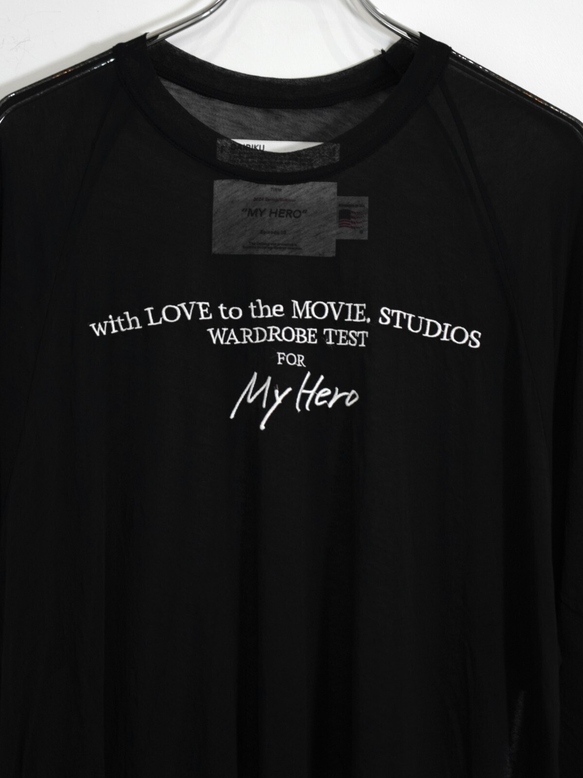 DAIRIKU 남성 "See-through" Big Raglan Tee 이미지13