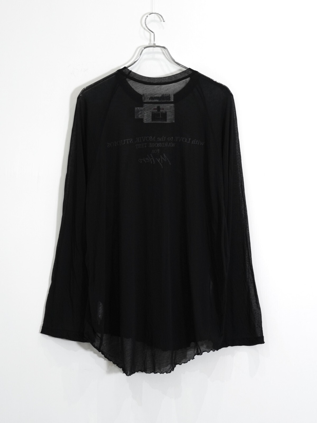 DAIRIKU 남성 "See-through" Big Raglan Tee 이미지17