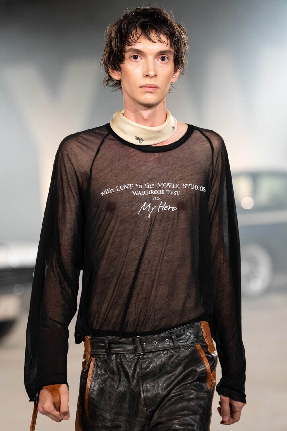 DAIRIKU 남성 "See-through" Big Raglan Tee 이미지19