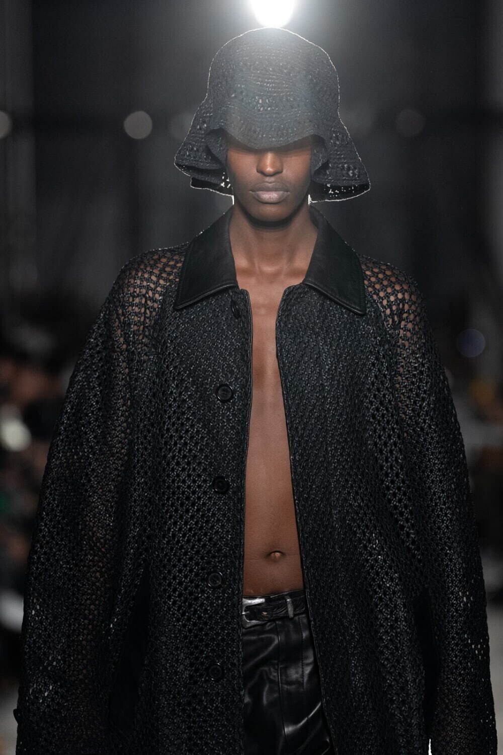 SEVEN BY SEVEN WOMENS & MENS BRAIDED LEATHER HAT -Goat leather- IMAGE7