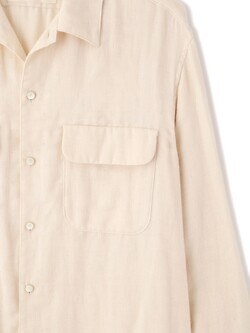 セブン バイ セブン レディース & メンズ トリプルガーゼ フラットカラーシャツ -無染色オーガニックコットン- 写真4