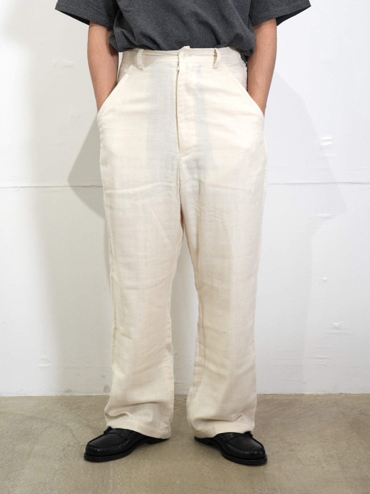 SEVEN BY SEVEN 男士 TRIPLE GAUZE EASY TROUSERS -Unstained organic cotton- 图片10
