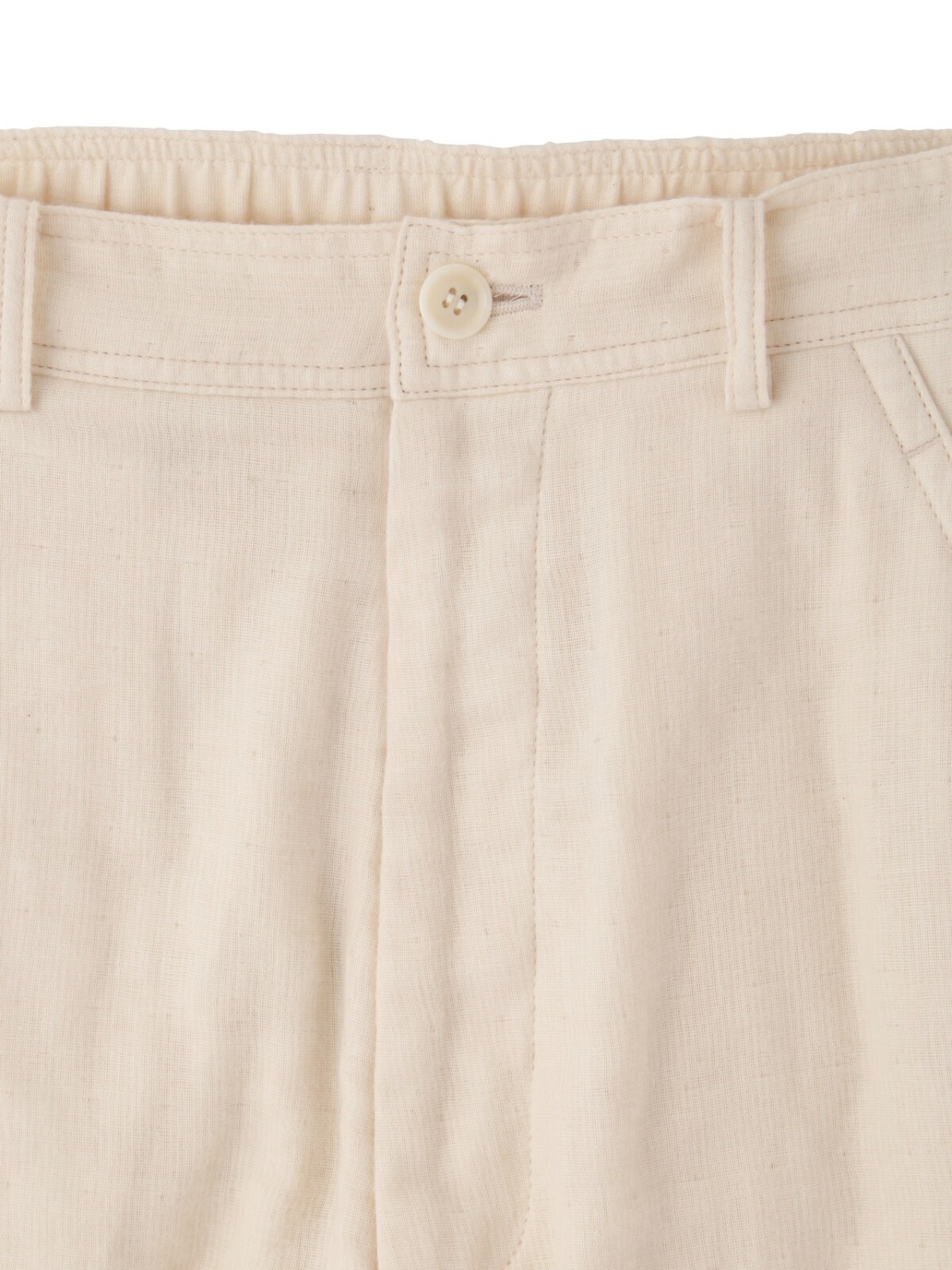 SEVEN BY SEVEN 男士 TRIPLE GAUZE EASY TROUSERS -Unstained organic cotton- 图片4