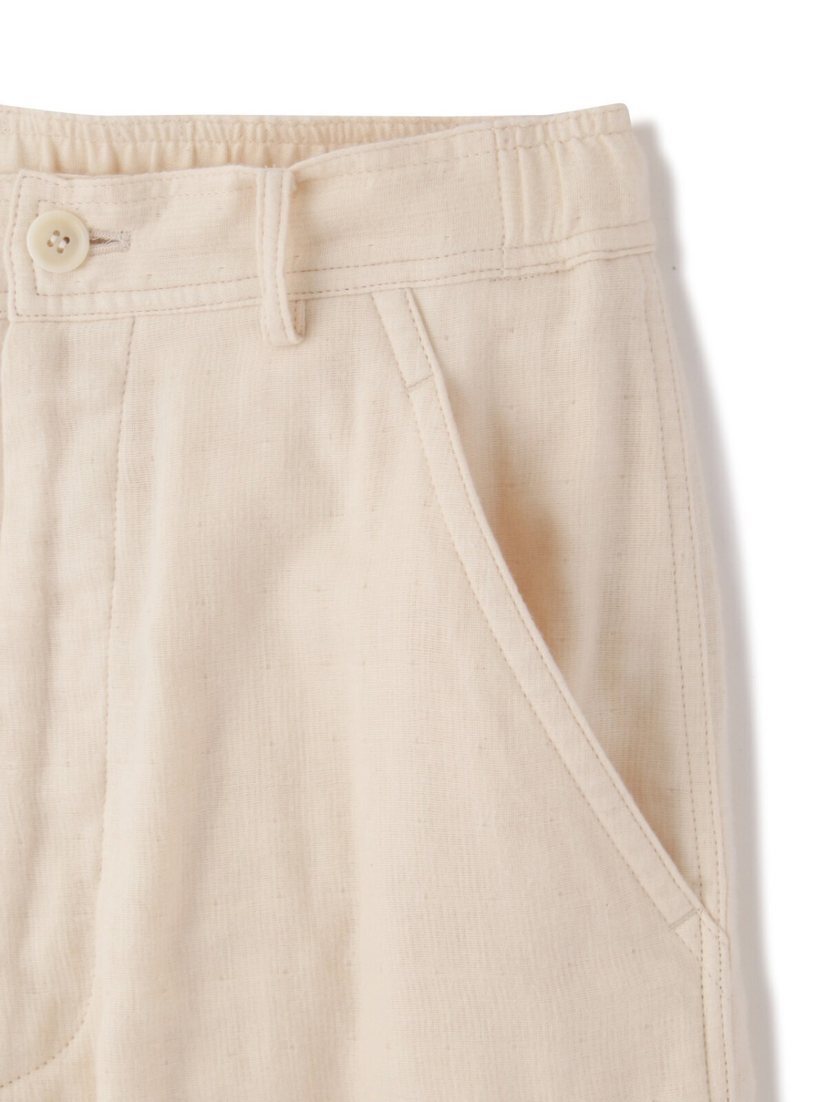 SEVEN BY SEVEN 男士 TRIPLE GAUZE EASY TROUSERS -Unstained organic cotton- 图片3