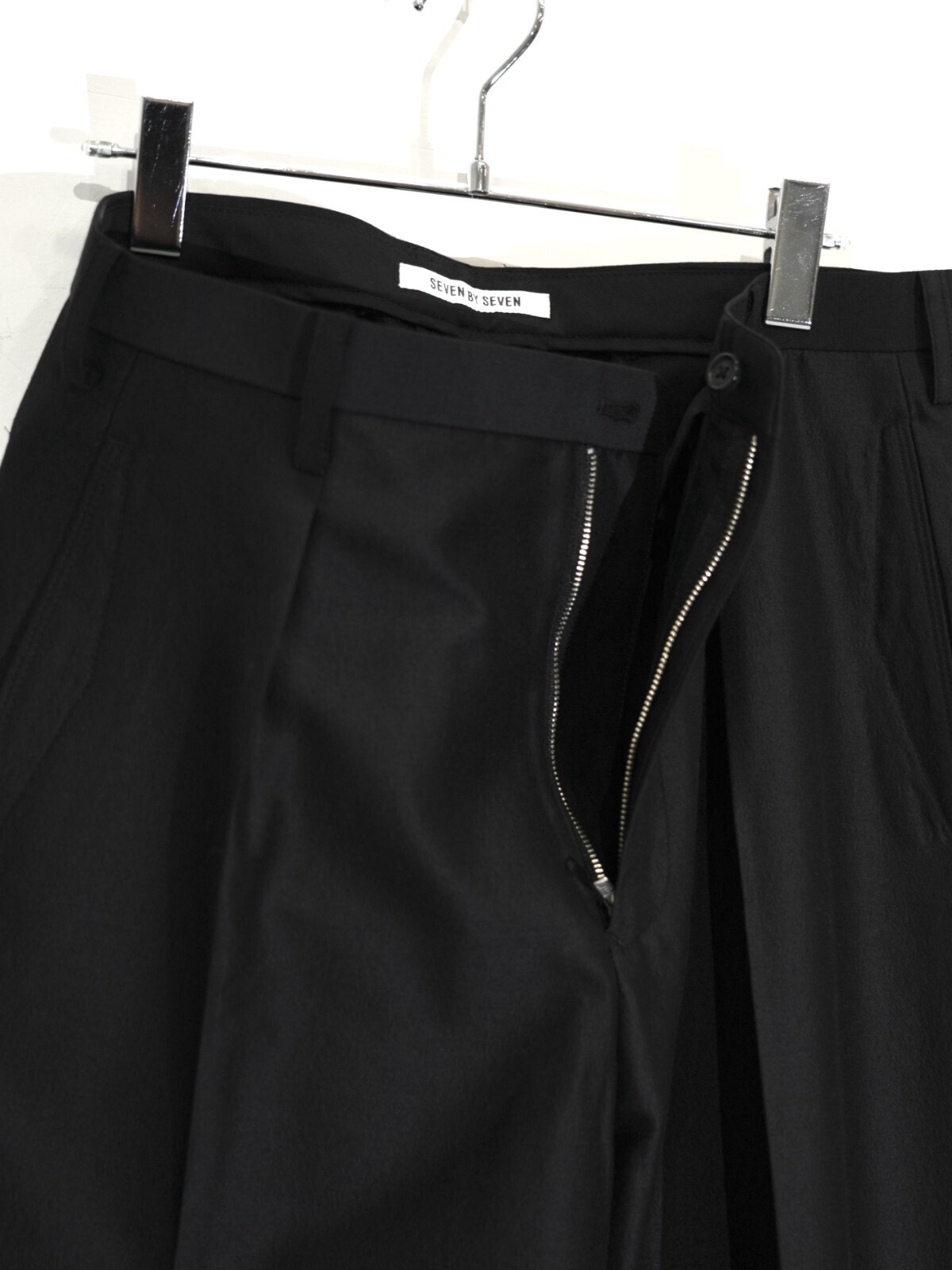 SEVEN BY SEVEN 男士 IN-TUCK TROUSERS - Silk / Wool - 图片11