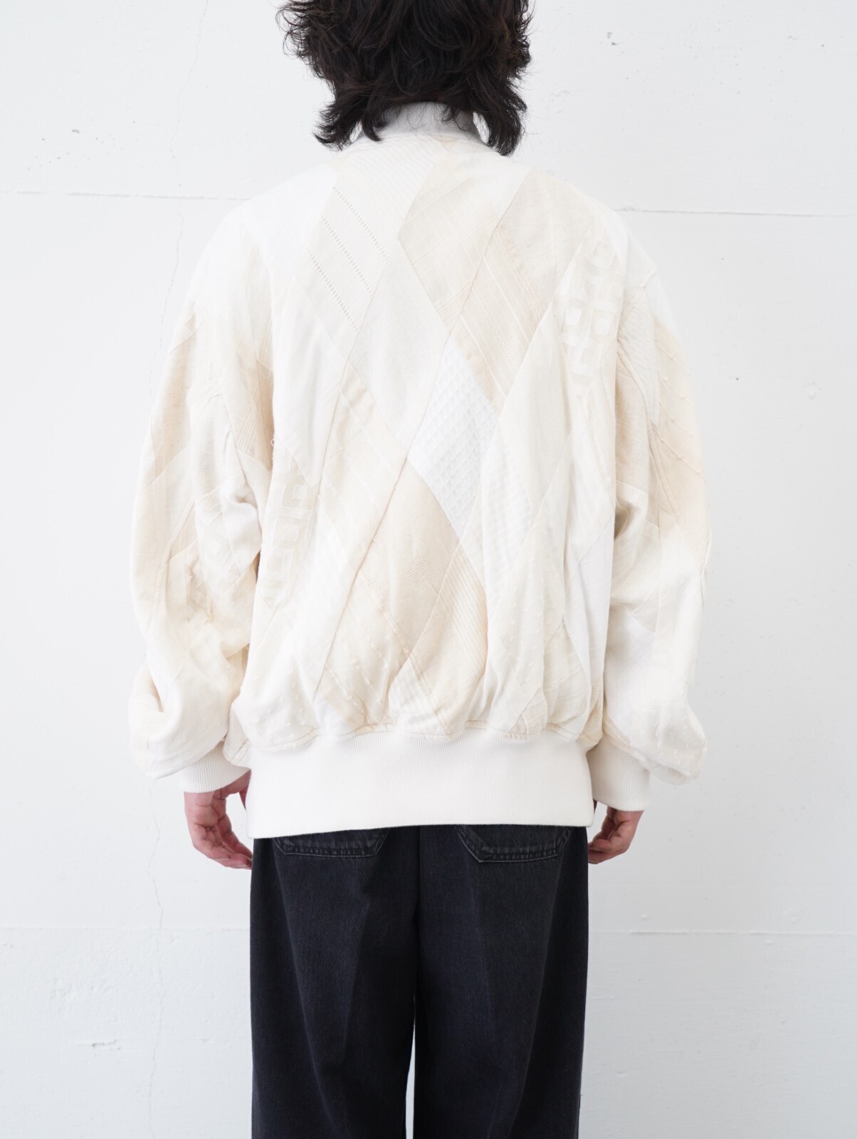 SEVEN BY SEVEN 男士 PATCHWORK MA-1 BLOUSON -Leftover indian khadi- 图片3