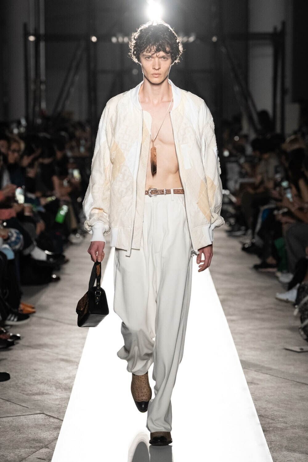 SEVEN BY SEVEN 男士 PATCHWORK MA-1 BLOUSON -Leftover indian khadi- 图片13