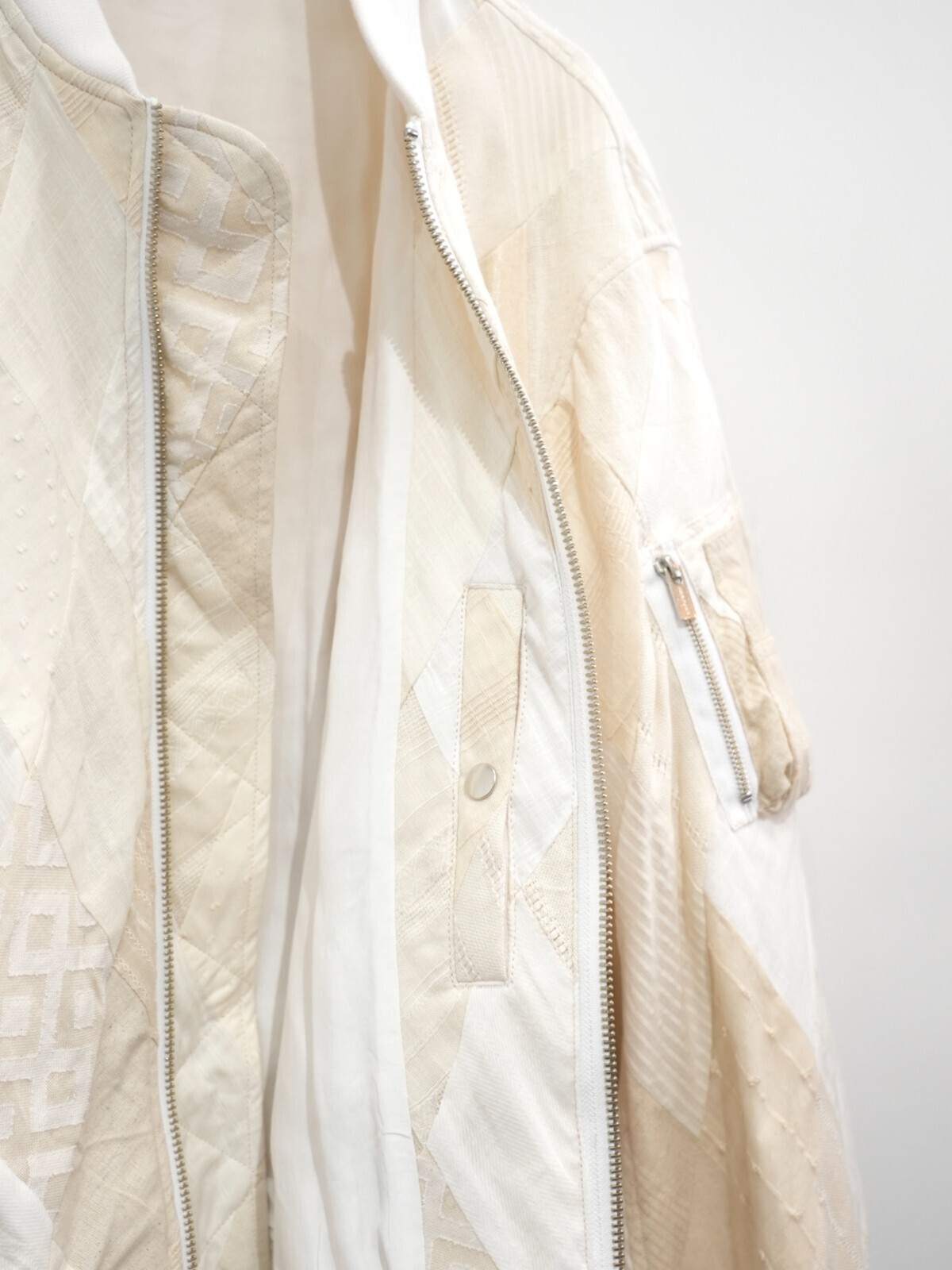 SEVEN BY SEVEN 男士 PATCHWORK MA-1 BLOUSON -Leftover indian khadi- 图片12