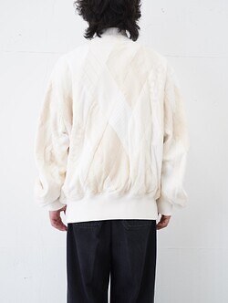 SEVEN BY SEVEN 男士 PATCHWORK MA-1 BLOUSON -Leftover indian khadi- 图片3