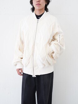 SEVEN BY SEVEN 男士 PATCHWORK MA-1 BLOUSON -Leftover indian khadi- 图片4