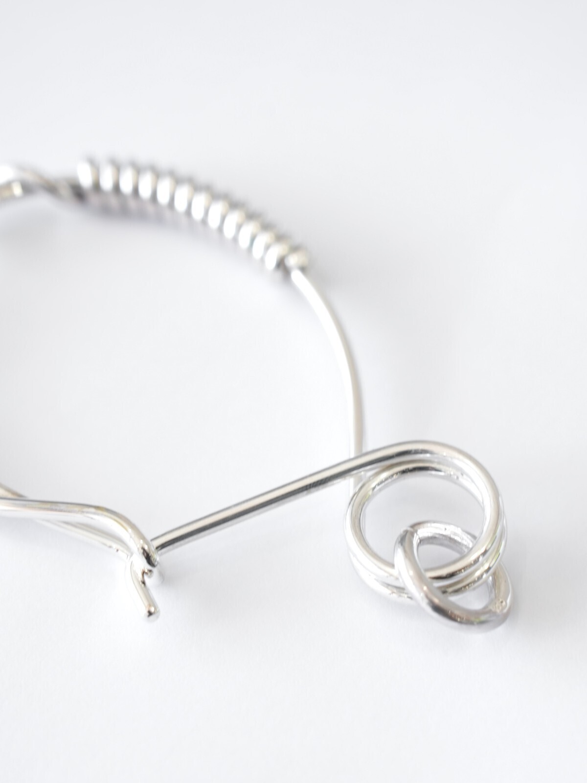 SEVEN BY SEVEN WOMENS & MENS 【SBS*BAUGO HEIAN】WIREWORK SAFETY PIN - Small - IMAGE5