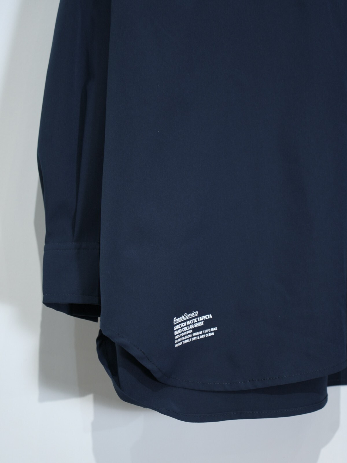 FreshService 남성 STRETCH MATTE TAFFETA BAND COLLAR SHIRT 이미지18