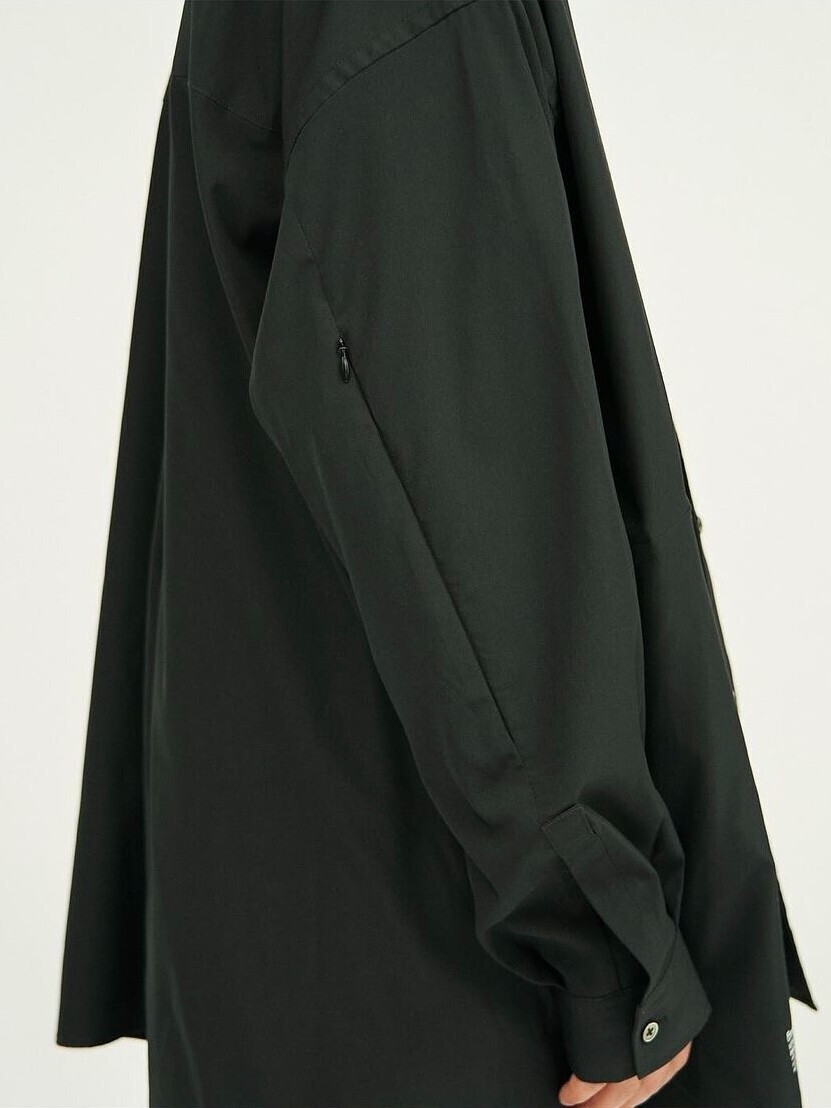 FreshService 남성 STRETCH MATTE TAFFETA BAND COLLAR SHIRT 이미지8