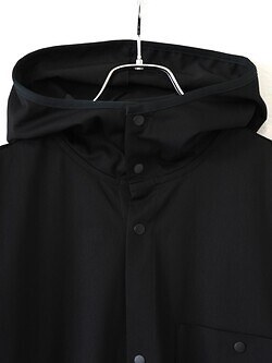 カーリー レディース & メンズ ワープニット フーデッドシャツジャケット 写真3