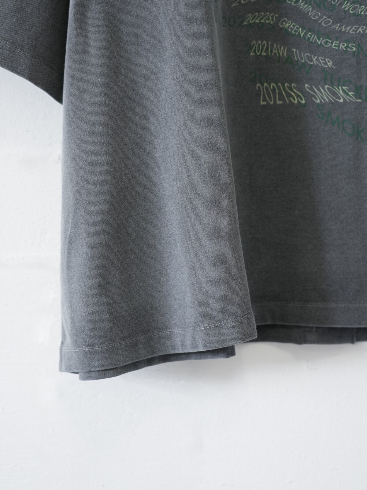 BELPER 여성 & 남성 WASHED TYPOGRAPHY T 이미지16
